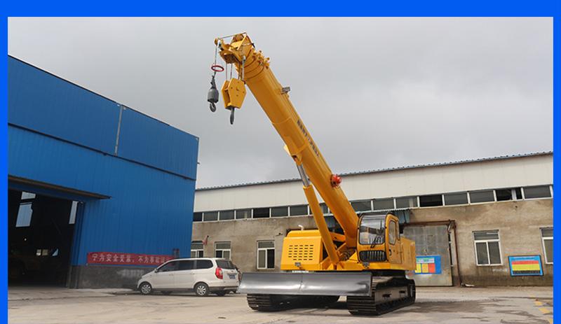 16吨履带吊实景图片